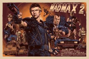 Cartaz do filme Mad Max 2 com Mel Gibson